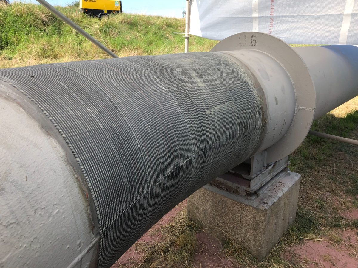 Composite Pipe Repair – restoring pipeline integrity – DSM Rostock
