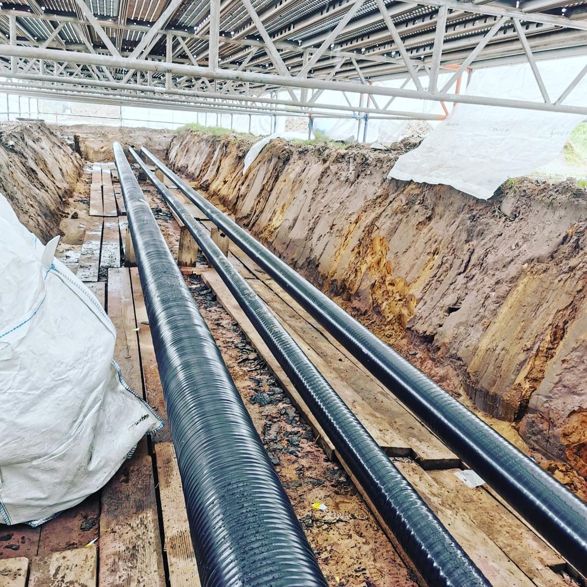 Field coating of pipelines to GW 15 – DSM Rostock